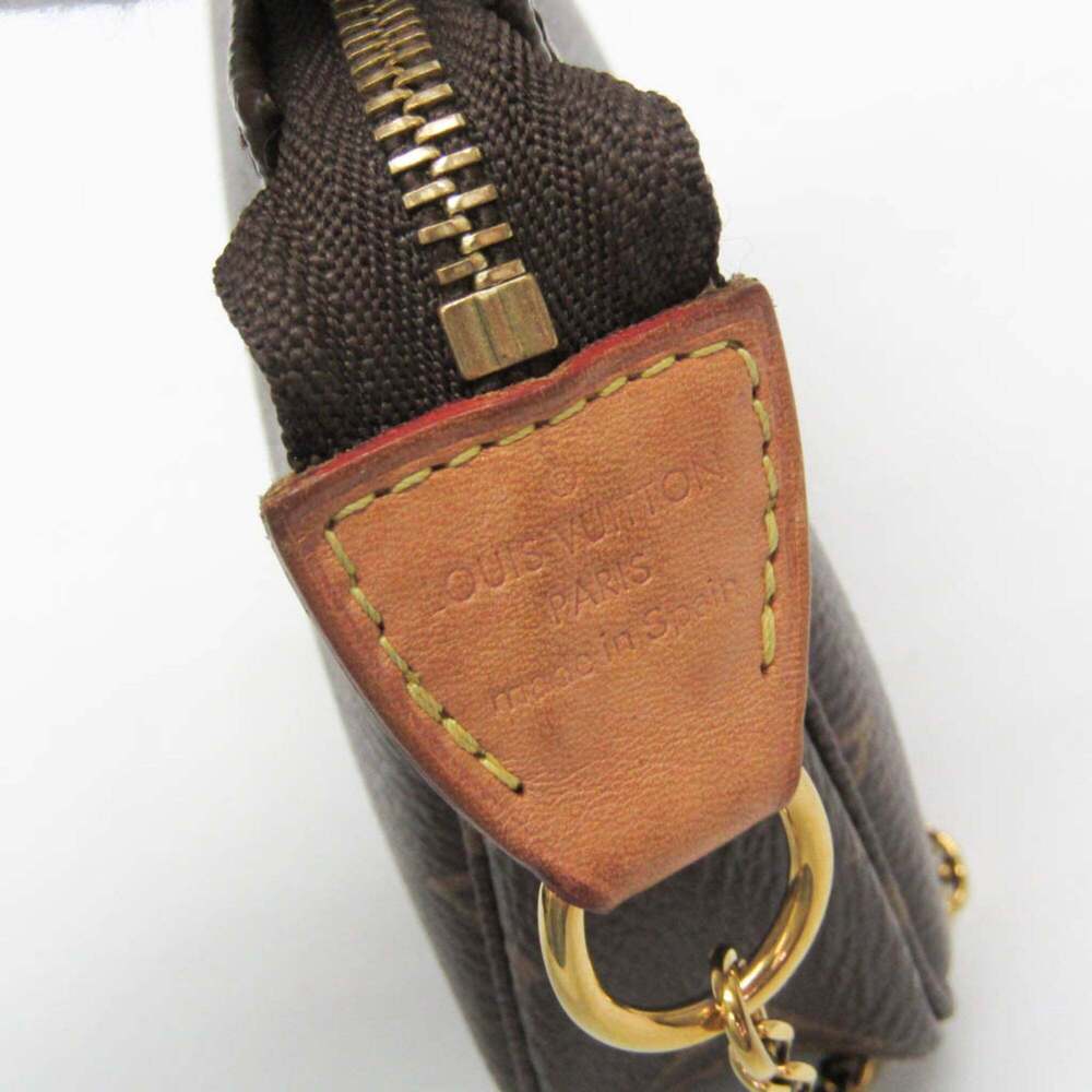LOUIS VUITTON Brown Monogram Pochette Mini Bag - Picture 9 of 10